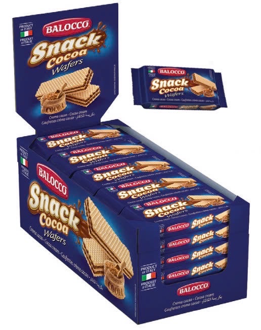 Bánh xốp Balocco vị cacao 45gr x 30
